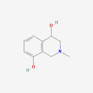1,2,3,4-Tetrahydro-4,8-dihydroxy-2-methyl-isoquinoline图片