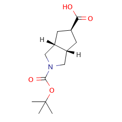 rel-(3aR,5R,6aS)-2-[(tert-butoxy)carbonyl]-octahydrocyclopenta[c]pyrrole-5-carboxylicacid图片