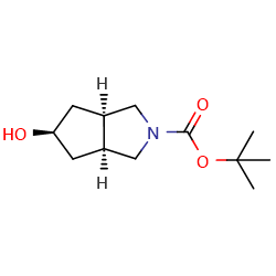 tert-butyl(3aR,5R,6aS)-rel-5-hydroxy-octahydrocyclopenta[c]pyrrole-2-carboxylate图片