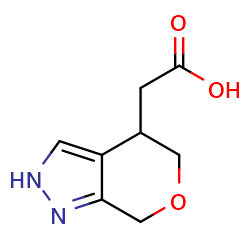 2-{2H,4H,5H,7H-pyrano[3,4-c]pyrazol-4-yl}aceticacid图片