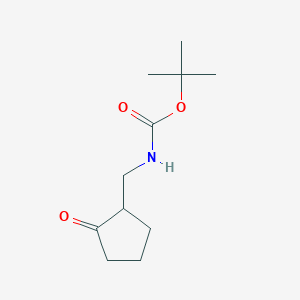 tert-butyl N-[(2-oxocyclopentyl)methyl]carbamate图片