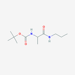 DL-tert-Butyl N-[1-(propylcarbamoyl)ethyl]carbamate图片