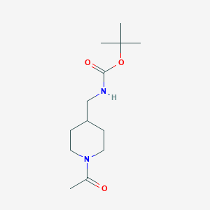 Tert-Butyl N-[(1-Acetylpiperidin-4-Yl)Methyl]Carbamate图片