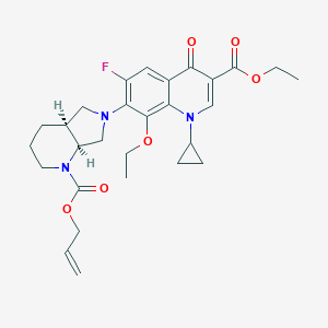 N-Allyloxycarbonyl 8-Ethoxy Moxifloxacin Ethyl Ester图片