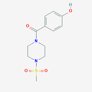 4-(4-methanesulfonylpiperazine-1-carbonyl)phenol图片