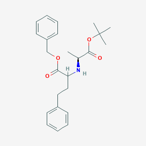 N-[1-(S)-Benzyloxycarbonyl-3-phenylpropyl]-L-alanine tert-Butyl Ester图片