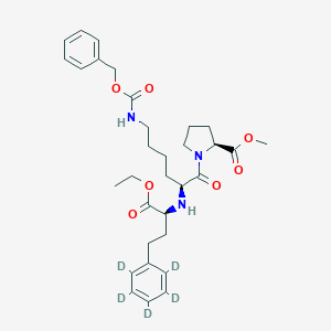 N-Benzyloxycarbonyl(S)-Lisinopril-d5 Ethyl Methyl Diester图片