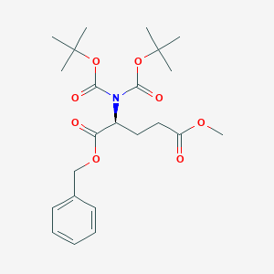 1-Benzyl 5-Methyl N,N-Bis(tert-butoxycarbonyl)-L-glutamate图片