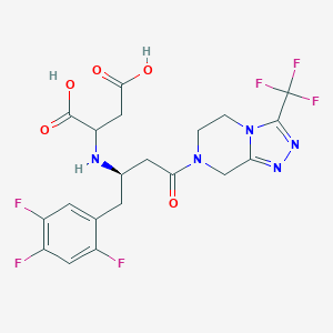 (R)-Sitagliptin rac-Fumarate Adduct(mixture of diastereomers)图片