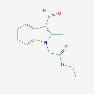 Ethyl(3-Formyl-2-methyl-1H-indol-1-yl)acetate图片