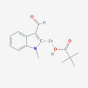 (3-Formyl-1-methyl-1H-indol-2-yl)zinc pivalate(1,00 mmol/g)图片