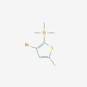 (3-Bromo-5-methylthiophen-2-yl)trimethylsilane图片