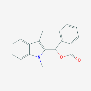 3-(1,3-dimethyl-1H-indol-2-yl)-1,3-dihydro-2-benzofuran-1-one图片