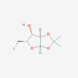 5-Deoxy-5-iodo-1,2-O-isopropylidene-alpha-D-xylofuranose图片