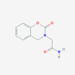 2-(2-oxo-3,4-dihydro-2H-1,3-benzoxazin-3-yl)acetamide图片