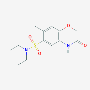 N,N-diethyl-7-methyl-3-oxo-3,4-dihydro-2H-1,4-benzoxazine-6-sulfonamide图片