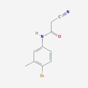 N-(4-bromo-3-methylphenyl)-2-cyanoacetamide图片