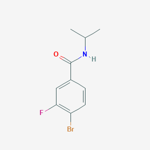 4-Bromo-3-fluoro-N-(propan-2-yl)benzamide图片