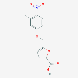 5-(3-Methyl-4-nitro-phenoxymethyl)-furan-2-carboxylic acid图片