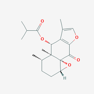 1β,10β-Epoxy-6β-isobutyryloxy-9-oxofuranoeremophilane图片