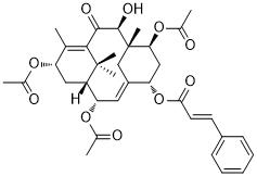 2α,7β,13α-Triacetoxy-5α-cinnamoyloxy-9β-hydroxy-2(3→20)abeotaxa-4(20),11-dien-10-one图片