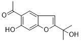 5-Acetyl-6-hydroxy-2-(1-hydroxy-1-methylethyl)benzofuran图片