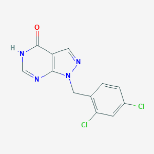 1-[(2,4-dichlorophenyl)methyl]-1H-pyrazolo[3,4-d]pyrimidin-4-ol图片