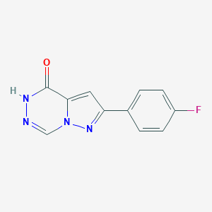 2-(4-Fluorophenyl)pyrazolo[1,5-d][1,2,4]triazin-4(5H)-one图片