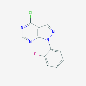 4-Chloro-1-(2-fluorophenyl)-1H-pyrazolo[3,4-d]pyrimidineͼƬ