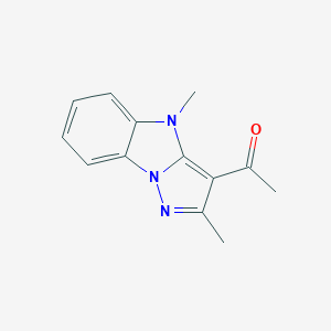 1-(2,4-Dimethyl-4h-pyrazolo[1,5-A]benzimidazol-3-yl)ethanone图片