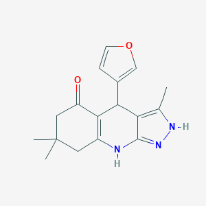 4-(3-Furyl)-3,7,7-Trimethyl-1,4,6,7,8,9-Hexahydro-5h-Pyrazolo[3,4-B]Quinolin-5-One图片