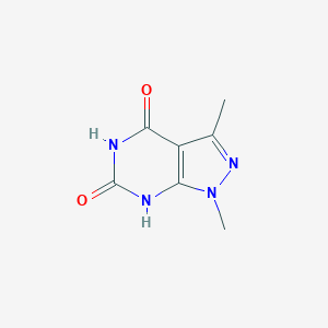 1,3-Dimethyl-1H,4H,5H,6H,7H-pyrazolo[3,4-d]pyrimidine-4,6-dione图片