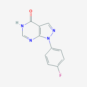 1-(4-Fluorophenyl)-1H-pyrazolo[3,4-d]pyrimidin-4-ol图片