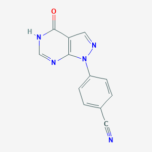 4-{4-Oxo-1H,4H,5H-pyrazolo[3,4-d]pyrimidin-1-yl}benzonitrile图片