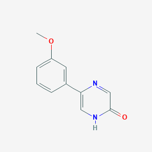 5-(3-Methoxy-phenyl)-1H-pyrazin-2-one图片