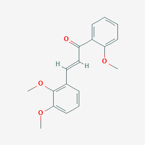 (2E)-3-(2,3-dimethoxyphenyl)-1-(2-methoxyphenyl)prop-2-en-1-one图片