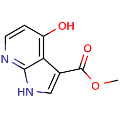 methyl4-hydroxy-1H-pyrrolo[2,3-b]pyridine-3-carboxylate图片