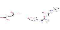 (2R)-1-(tert-butylamino)-3-{[4-(morpholin-4-yl)-1,2,5-thiadiazol-3-yl]oxy}propan-2-olbut-2-enedioicacid图片