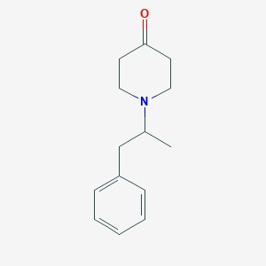 1-(1-phenylpropan-2-yl)piperidin-4-one图片