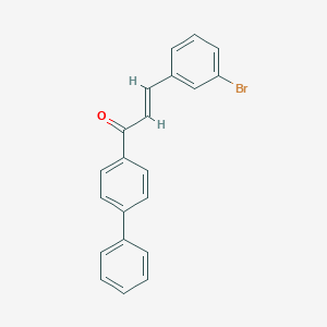 (2E)-1-{[1,1'-biphenyl]-4-yl}-3-(3-bromophenyl)prop-2-en-1-one图片