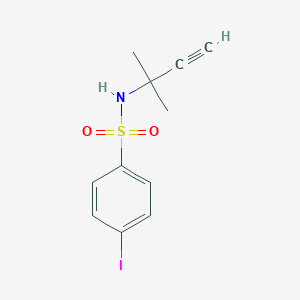 4-Iodo-N-(2-methylbut-3-yn-2-yl)benzenesulfonamide图片