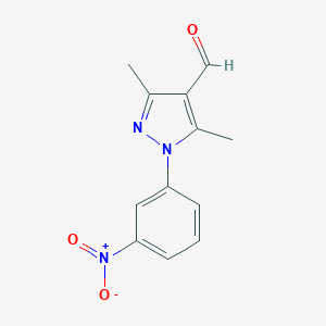 3,5-dimethyl-1-(3-nitrophenyl)-1H-pyrazole-4-carbaldehyde图片