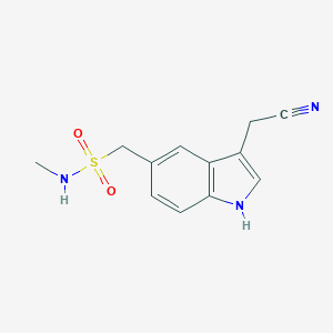 3-(Cyanomethyl)-N-methyl-1H-indole-5-methanesulfonamide图片