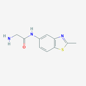 N-(2-methyl-1,3-benzothiazol-5-yl)glycinamide图片