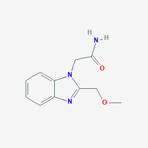 2-(2-(methoxymethyl)-1H-benzo[d]imidazol-1-yl)acetamide图片