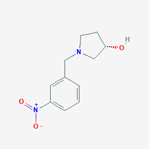 (3S)-1-[(3-nitrophenyl)methyl]pyrrolidin-3-ol图片