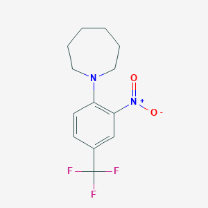 1-[2-Nitro-4-(trifluoromethyl)phenyl]hexamethylenimine图片