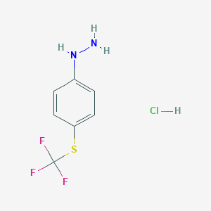 4-(Trifluoromethyl)thiophenylhydrazine Hydrochloride图片