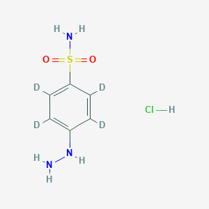 (4-Sulfamoylphenyl)hydrazine-d4 Hydrochloride图片