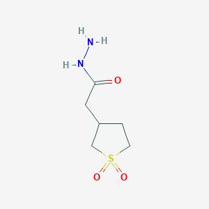 2-(1,1-dioxo-1lambda6-thiolan-3-yl)acetohydrazide图片